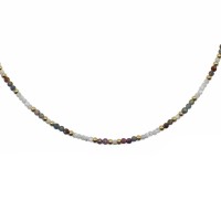 Collier en perle de nacre et Rubis-saphir CONACF0028V