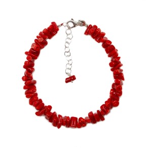 Bracelet en cupolini de corail rouge BRCORFF0054A