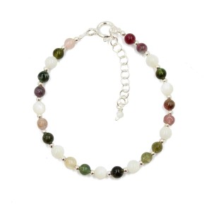 Bracelet perle de nacre et de tourmaline BRNACF0046A
