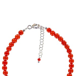 Bracelet en perle de corail rouge véritable BRNACF0064A