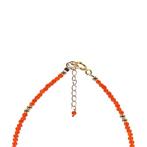 Bracelet en perle de corail et ses perles dorées BRCORF0070V