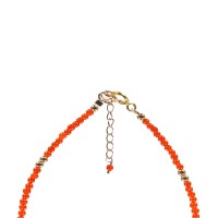 Bracelet en perle de corail et ses perles dorées BRCORF0070V