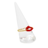 Bague avec noeud en corail BACORF0018V