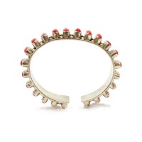 Bracelet en cabochon de corail BRCORF0075A