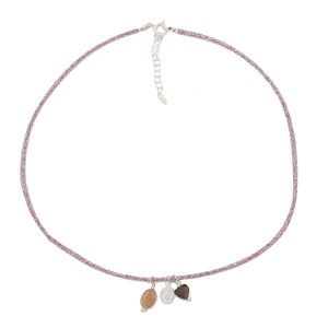 Collier cordon et ses pampilles CONACENF0015A