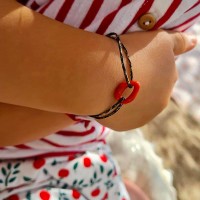 Bracelet enfant en corail BRCORFTENF003