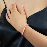 Bracelet en corail rose BRCORF0080A