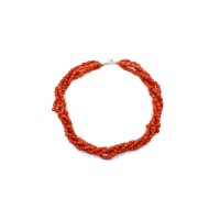 Collier en corail rouge  COCORF005A