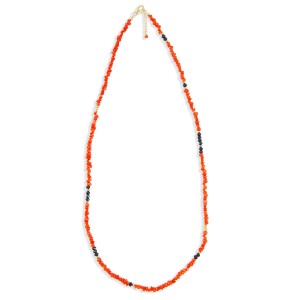 Bracelet ou collier en corail et saphir BRCORF0086V