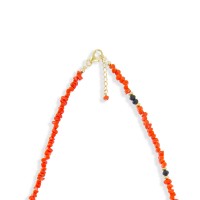 Bracelet ou collier en corail et saphir BRCORF0086V