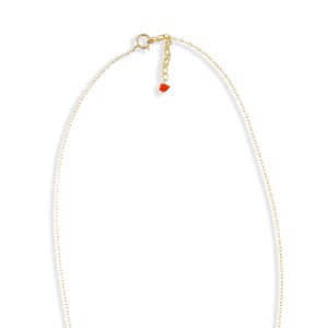 Collier long e ses morceaux de corail véritable brut COCORF0086V