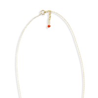 Collier long e ses morceaux de corail véritable brut COCORF0086V