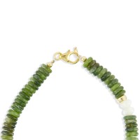 Bracelet jade verte et nacre blanche BRNACH0018V