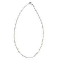 Collier en perles rondes de nacre blanche CONACF0021A