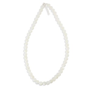 Collier en perles de nacre blanche CONACF0018A