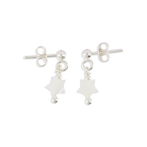 Boucles d'oreilles étoile en nacre BONACENF007A