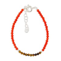 Bracelet enfant en corail  BRCORENF004A