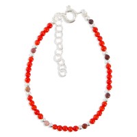 Bracelet enfant en corail  BRCORENF07A