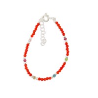 Bracelet enfant en corail  BRCORENF08A