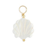 Pendentif nacre blanche PDNACENF0013V
