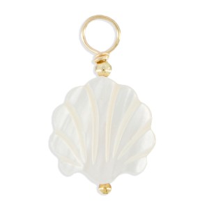 Pendentif nacre blanche PDNACENF0013V