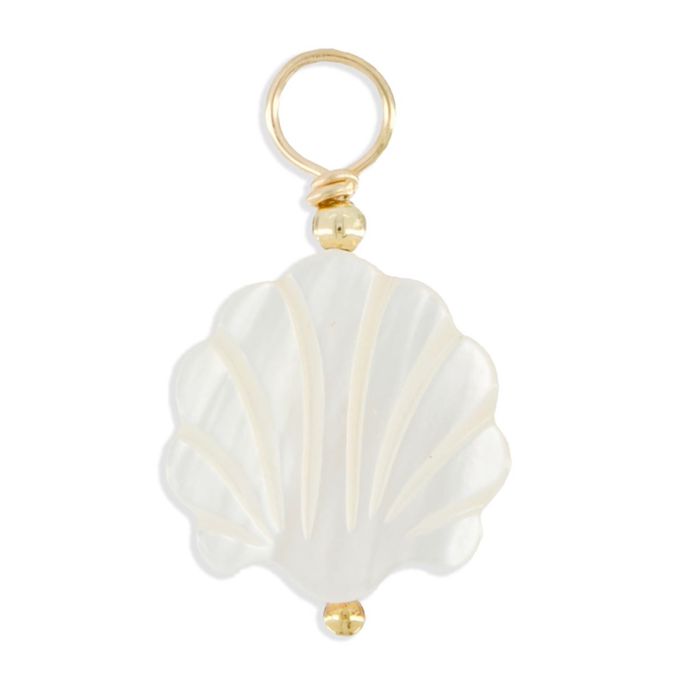 Pendentif nacre blanche PDNACENF0013V
