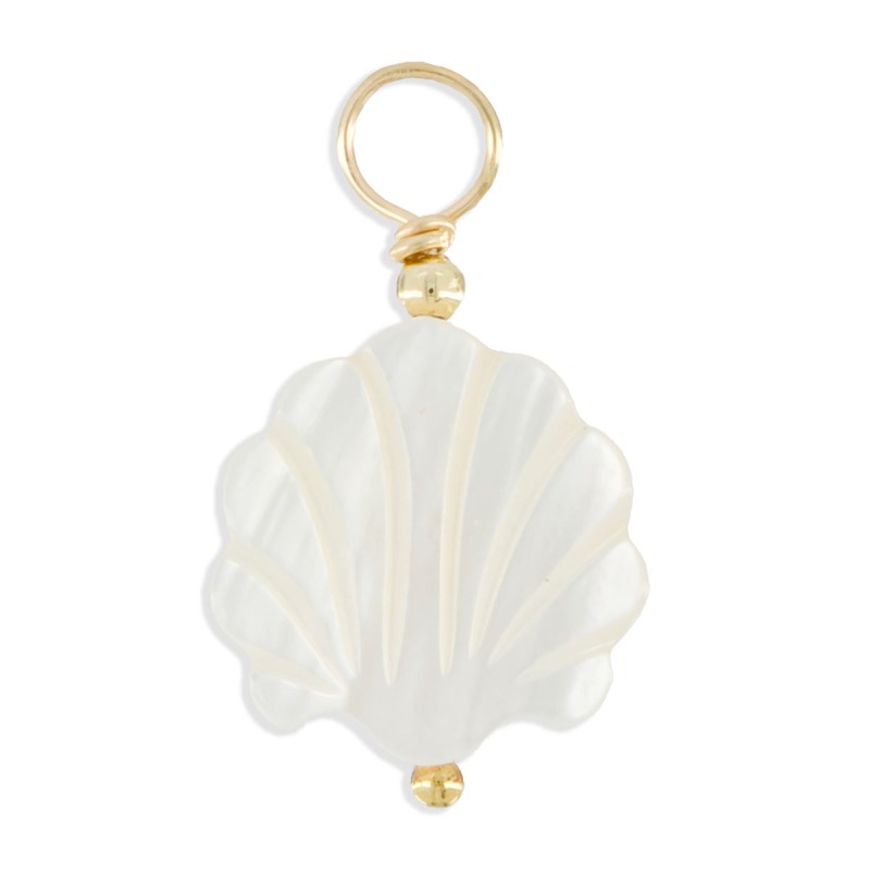 Pendentif nacre blanche PDNACENF0013V Pendentif nacre blanche PDNACENF0013V