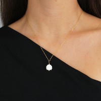Pendentif nacre blanche PDNACENF0013V