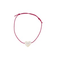 Bracelet enfant avec cœur en nacre BRNACENF001