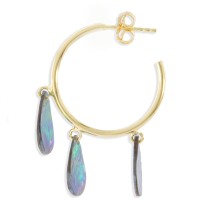 Créole en nacre bleue BONACF0033VBIS