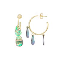Créole en nacre bleue BONACF0033VBIS