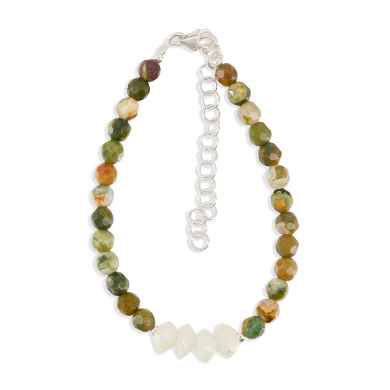 Bracelet enfant nacre et pierres BRNACENF004A Bracelet enfant nacre et pierres BRNACENF004A