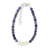 Bracelet enfant nacre et pierres BRNACENF006A