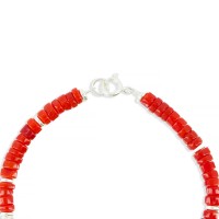 Bracelet en rondelle de corail BRCORH0029P