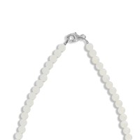 Collier en perle de nacre blanche dégradée CONACF0070V