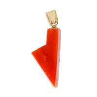 Corse en corail et or PDCORF007O1
