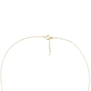 Collier fin et ses rondelles de nacre blanche et jaspe CONACF0073V