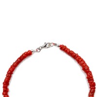 Bracelet rondelle brut et argent BRCORH0031A