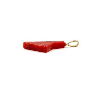 Pendentif Corse en corail stylisée PDCORF0034O