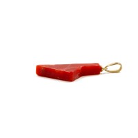 Pendentif Corse en corail stylisée PDCORF0034O