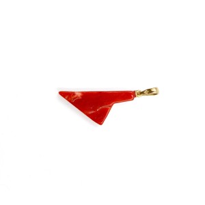 Pendentif Corse en corail stylisée PDCORF0034O