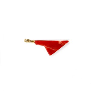 Pendentif Corse en corail stylisée PDCORF0034O