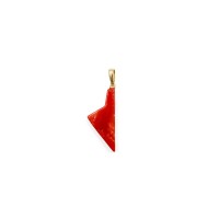 Pendentif Corse en corail stylisée PDCORF0034O