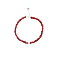 Collier corail et perle de nacre COCORENF0014A