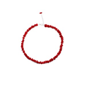 Collier en corail brut COCORENF0015A