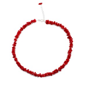 Collier en corail brut COCORENF0015A