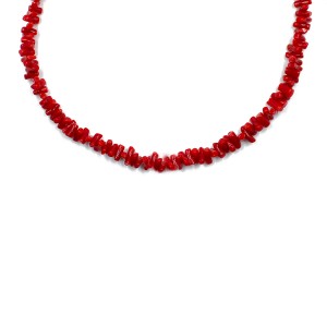 Collier en corail brut COCORENF0015A