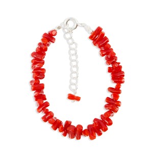 Bracelet en corail brut BRCORENF0023A