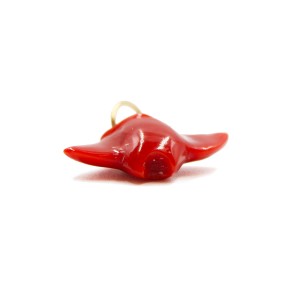 Raie en corail rouge véritable PDCORF0031O