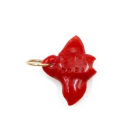 Raie en corail rouge véritable PDCORF0031O